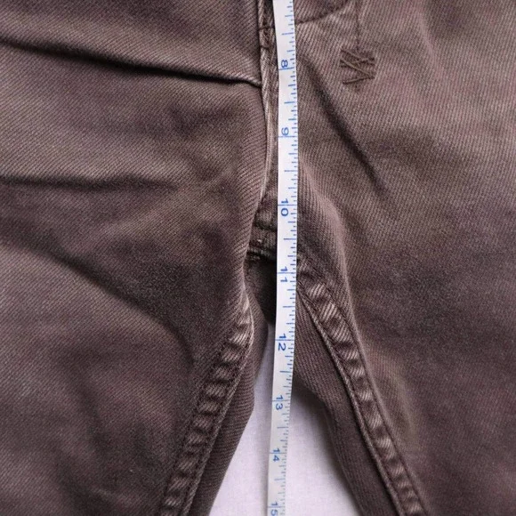 Ksubi‎ Mens Brown Denim Jeans Slim Fit Detailed Stitching Size 32 Rare - Picture 10 of 14